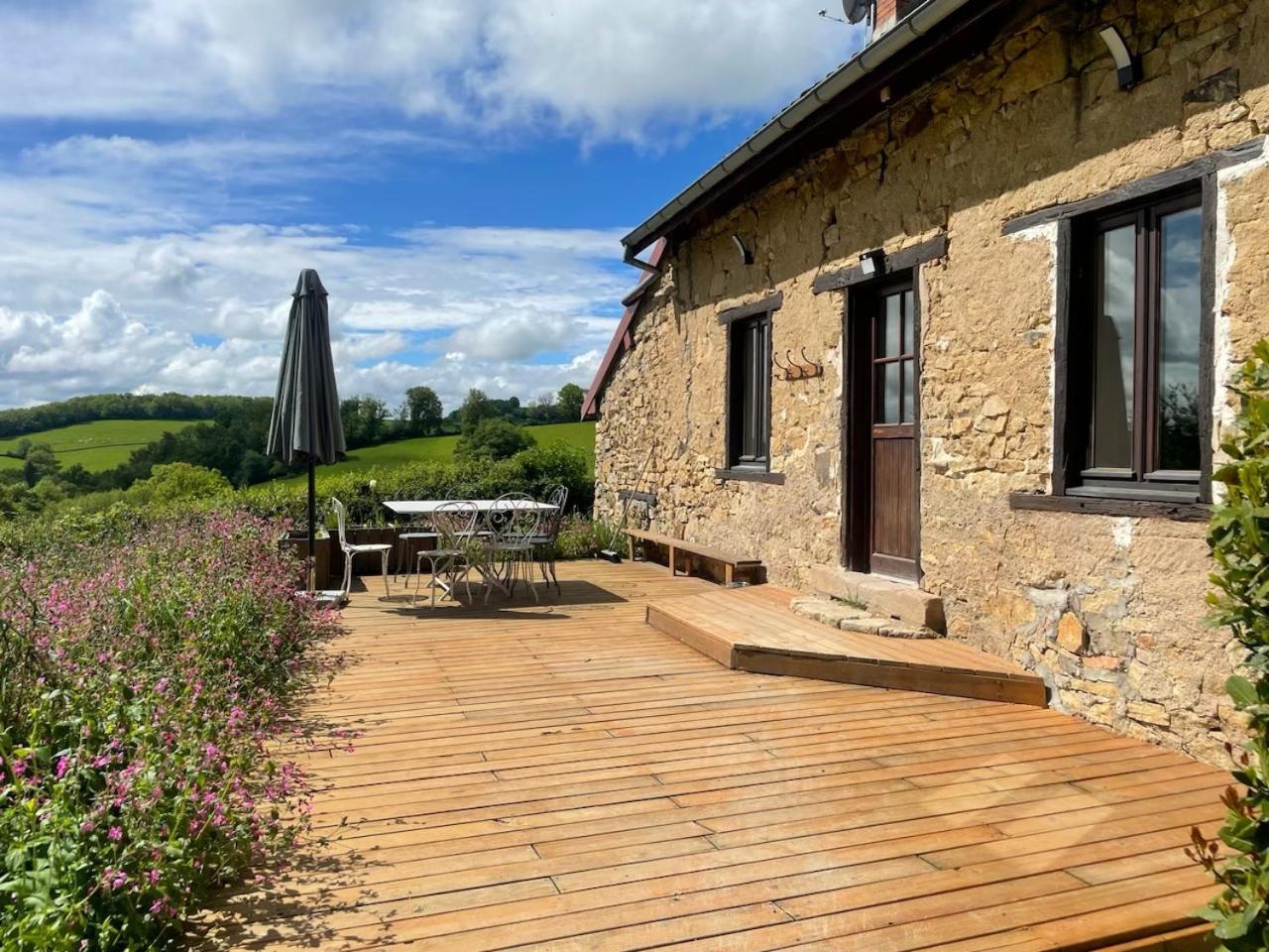 Maison Montcharmont Etang-sur-Arroux Buitenkant foto